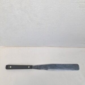 Flint Stainless Steel Cake Icing Spreader Spatula 12" USA Vintage Read